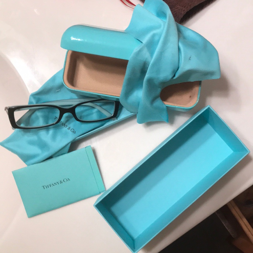 Tiffany and Co prescription black glasses